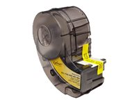 Brady B-595 - filmrulle - högblank - 1 rulle (rullar) - Roll (1.905 cm x 9.14 m) XC-750-595-WT-BK