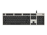 Logitech G413 - tangentbord - USA, internationellt - silver Inmatningsenhet 920-008476