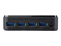 StarTech.com 4x4 USB 3.0 delnings-switch för kringutrustning - hubb - 4 portar HBS304A24A