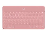 Logitech Keys-To-Go - tangentbord - QWERTZ - schweizisk - rosaskimrande Inmatningsenhet 920-010049