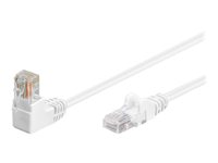 MicroConnect nätverkskabel - 25 cm - vit UTP505WA