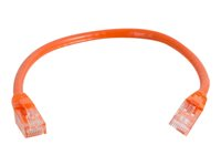 C2G Cat5e Booted Unshielded (UTP) Network Patch Cable - patch-kabel - 1.5 m - orange 83604