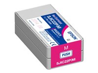 Epson SJIC22P(M) - magenta - original - bläckpatron C33S020603