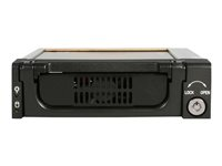 StarTech.com 5.25 in Rugged SATA Hard Drive Mobile Rack Drawer - Aluminum Removable Hard Drive Bay (DRW150SATBK) - förvaringsmobilrack DRW150SATBK