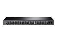 TP-Link JetStream T2600G-52TS - switch - 48 portar - Administrerad - rackmonterbar TL-SG3452