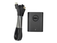 Dell - USB-C strömadapter - Galliumoxid (GaN), ultrakompakt formfaktor (USFF) - 60 Watt 2Y7R4