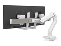 Ergotron HX monteringssats - Patenterade Constant Force-tekniken - för 2 LCD-bildskärmar - vit 45-611-216