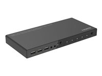 MicroConnect - KVM / video / audio switch - 4 portar MC-HDMIKVM0401-4K