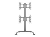 Multibrackets M Display Stand 180 Dual Vertical vagn - för 2 LCD-bildskärmar - svart 7350105212215