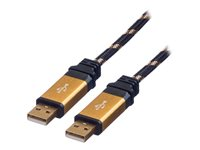 Roline Gold - USB-kabel - USB till USB - 3 m 11.02.8913