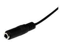 StarTech.com 1m Slim 3.5mm Stereo Extension Audio Cable - M/F - Mini stereo Extension - 3.5mm Extension - heaDPhone Ext cord (MU1MMFS) - ljudförlängningskabel - 1 m MU1MMFS