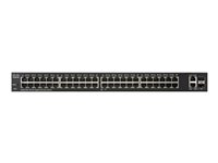 Cisco 220 Series SG220-50P - switch - 50 portar - Administrerad - rackmonterbar SG220-50P-K9-UK