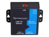 Brainboxes US-313 - seriell adapter - USB 2.0 - RS-422/485 x 2 US-313