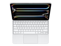 Apple Magic Keyboard - tangentbord och foliefodral - med pekdyna - QWERTY - amerikansk - vit Inmatningsenhet MWR43LB/A