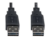 Eaton Tripp Lite Series Universal Reversible USB 2.0 Cable (Reversible A to Reversible A M/M), 3 ft. (0.91 m) - USB-kabel - USB till USB - 91 cm UR020-003