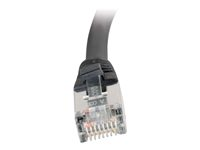 C2G Cat5e Booted Shielded (STP) Network Patch Cable - patch-kabel - 1 m - svart 83850