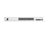 Cisco Catalyst 1300-24XT - switch - 24 portar - smart - rackmonterbar C1300-24XT