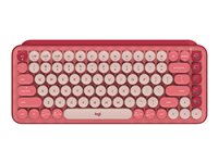 Logitech POP Keys - tangentbord - QWERTY - ryska - hjärtekrossare Inmatningsenhet 920-010718