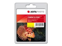 AgfaPhoto - gul - kompatibel - bläckpatron (alternativ för: Canon 4543B001, Canon CLI-526Y) APCCLI526YD