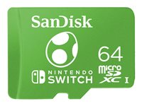 SanDisk Nintendo Switch - flash-minneskort - 64 GB - mikroSDXC UHS-I SDSQXAO-064G-GN6ZN