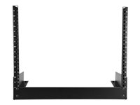 StarTech.com 8U Open Frame Network Rack - 19" 2 Post Free Standing Desktop Rack for Computer, AV, Media, IT, Data & Server Room Equipment (RK8OD) - rack - 8U RK8OD