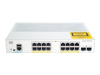 Cisco Catalyst 1000-16FP-2G-L - switch - 16 portar - Administrerad - rackmonterbar C1000-16FP-2G-L