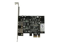 StarTech.com PCI Express (PCIe) SuperSpeed USB 3.0-kortadapter med 2 portar och UASP – LP4-ström - USB-adapter - PCIe - USB 3.0 x 2 PEXUSB3S25