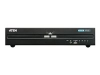 ATEN CS1142H - PSS PP v3.0 Compliant - omkopplare för tangentbord/video/mus/ljud - 2 portar CS1142H-AT-G