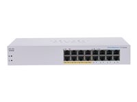 Cisco Business 110 Series 110-16PP - switch - 16 portar - ohanterad - rackmonterbar CBS110-16PP-UK