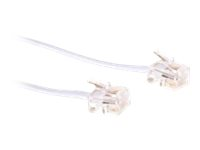 MicroConnect telefonkabel - 2 m - vit MPK182W