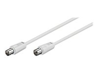 MicroConnect antennförlängningskabel - 50 cm - vit COAX005W