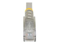 StarTech.com Cat6-patchkabel med hakfria RJ45-kontakter – 10 m, grå - patch-kabel - 10 m - grå N6PATC10MGR