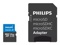 Philips Ultra Pro FM25MP65B - flash-minneskort - 256 GB - microSDXC FM25MP65B/00