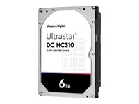 WD Ultrastar DC HC310 - hårddisk - 6 TB - SAS 12Gb/s 1EX1185