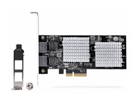 StarTech.com 2-Port 10Gbps PCIe Network Adapter Card, Network Card for PCs/Servers, Full-Height/Low-Profile PCIe Ethernet Card w/Jumbo Frames, NIC/LAN Interface Card - Marvell AQC113CS Chipset, PXE Boot (ST10GSPEXNDP2) - nätverksadapter - PCIe 3.0 x4 - 10 Gigabit Ethernet x 2 ST10GSPEXNDP2