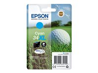 Epson 34XL - XL - cyan - original - bläckpatron C13T34724020