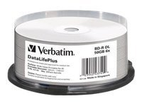 Verbatim DataLifePlus - BD-R DL x 25 - 50 GB - lagringsmedier 43749