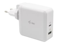 i-Tec USB-C Travel Charger strömadapter - USB, 24 pin USB-C - 60 Watt CHARGER-C60WT