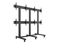 Multibrackets M Public Video Wall Stand - vagn - för 2x2 videovägg - svart 7350073737192