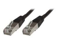 MicroConnect nätverkskabel - 1.5 m - svart B-FTP5015S