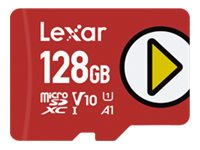 Lexar PLAY - flash-minneskort - 128 GB - mikroSDXC UHS-I LMSPLAY128G-BNNNG