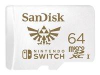 SanDisk Nintendo Switch - flash-minneskort - 64 GB - mikroSDXC UHS-I SDSQXAT-064G-GNCZN