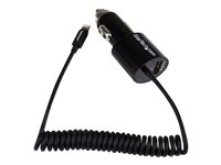 StarTech.com Dual Port Car Charger with Lightning Cable and USB Port - High Power (21 Watt / 4.2 Amp) - Dual iPad Car Charger - Black (USBLT2PCARB) strömadapter för bil - USB, Lightning - 21 Watt USBLT2PCARB