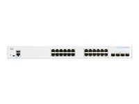 Cisco Business 250 Series CBS250-24PP-4G - switch - 24 portar - smart - rackmonterbar CBS250-24PP-4G-EU