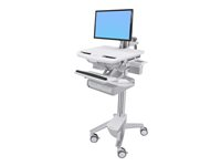 Ergotron StyleView Cart with LCD Arm, 2 Drawers vagn - för LCD-skärm/tangentbord/mus/processor/anteckningsbok/streckkodsläsare SV43-12A0-0