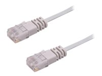 MicroConnect nätverkskabel - 10 m - grå V-UTP610-FLAT