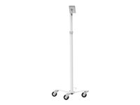 Compulocks Medical Rolling Cart - VESA Compatible ställ - för surfplatta - vit MCRSTDW