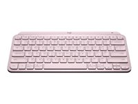 Logitech MX Keys Mini - Office - tangentbord - QWERTY - nordiskt (danska/finska/norska/svenska) - rosa Inmatningsenhet 920-010494