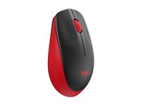 Logitech M190 - mus - röd 910-005908