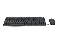 Logitech MK370 Combo for Business - sats med tangentbord och mus - QWERTY - USA, internationellt - grafit Inmatningsenhet 920-012077